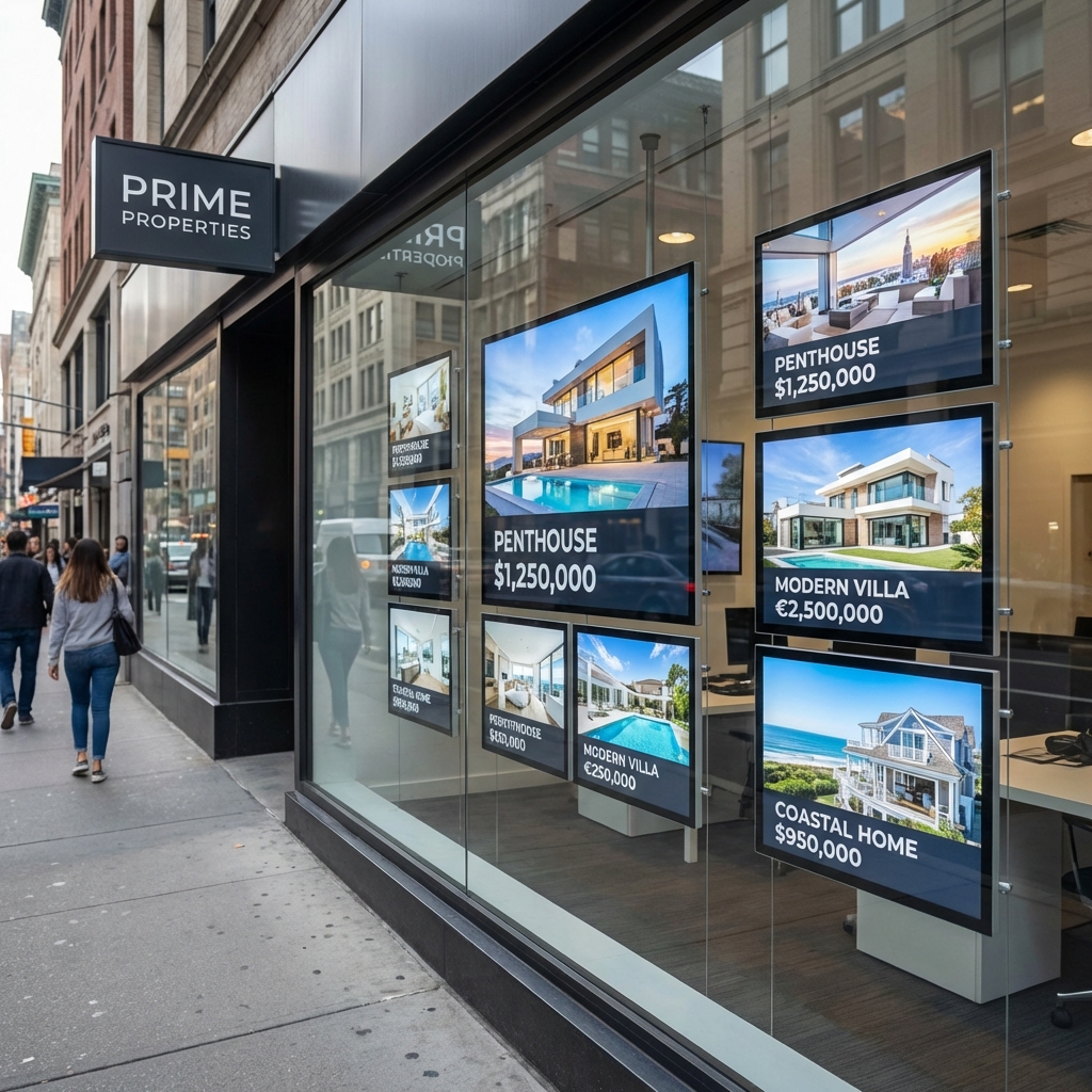 Immobilien Digital Signage